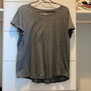 Gray t-shirt with white speckles